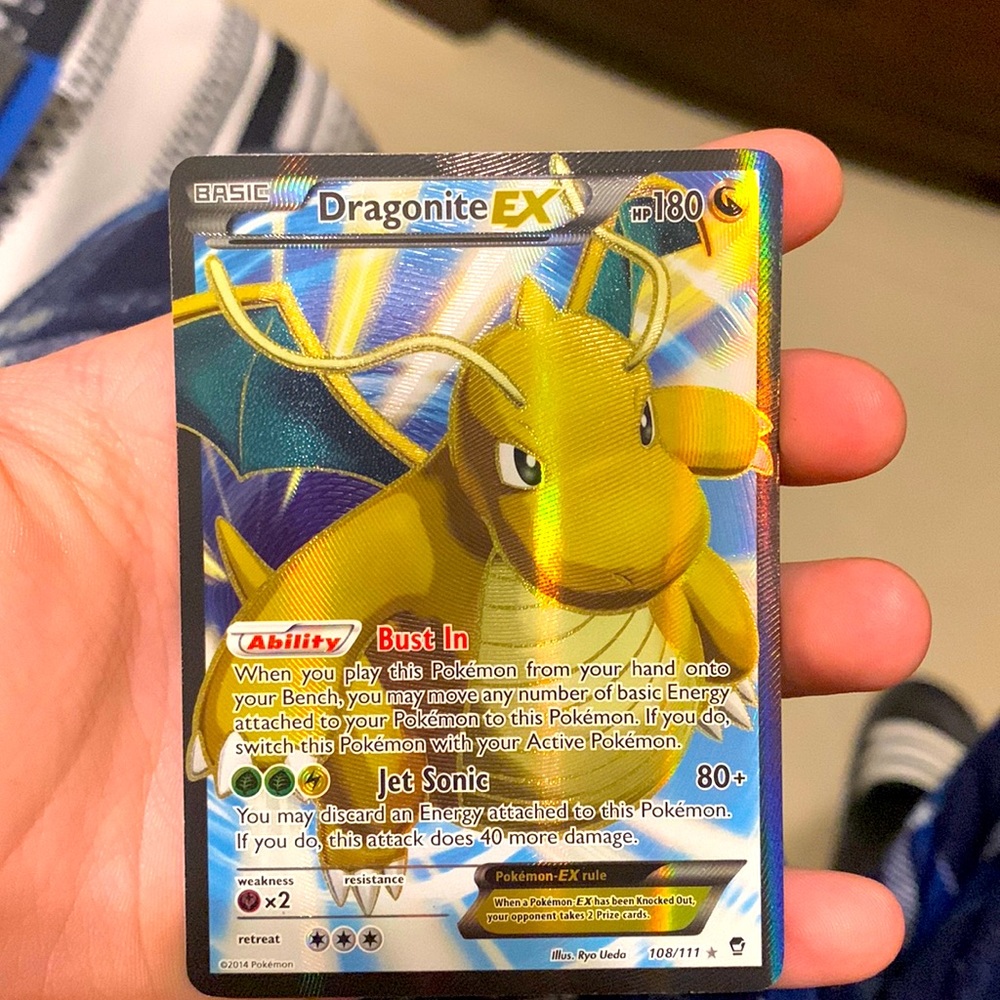 Pokémon Dragonite EX basic 2014 holographic